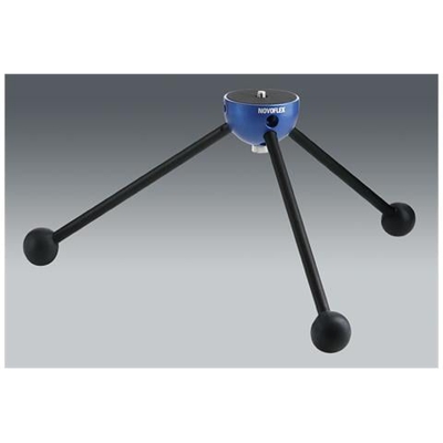 Mini Treppiede con Testa a Sfera Altezza Max 21 cm Nero Blu BB BLAU-EU