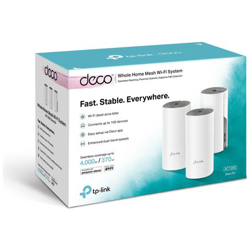 Deco E4 (Pacchetto da 3) - Sistema Wi-Fi Mesh Seamless Roaming, AC1200 Dual Band, 2 Porte Ethernet 100Mbps precio