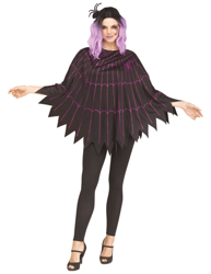 Poncho ragnatela viola donna precio