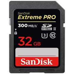 Scheda di Memoria Extreme PRO SDHC Capacità 32 GB Classe 10 / UHS-II Velocità 300 MB / s en oferta