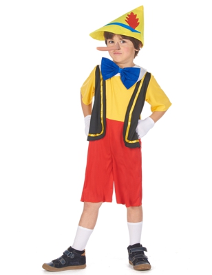 Costume marionetta bugiarda bambino