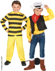 Costume coppia Dalton e Lucky Luke™ per bambino características