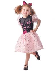 Costume abito gatto bambina en oferta