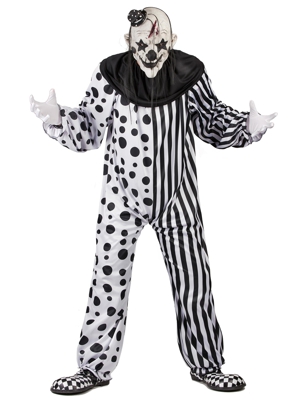 Costume Clown mostruoso adulto Halloween