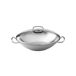 Wok original-profi collection in acciaio Inox con coperchio in vetro 35 cm precio