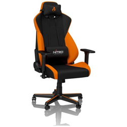 S300 - Sedia Gaming - Nero / Arancione en oferta