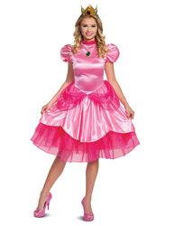 Costume deluxe Principessa Peach™ Nintendo™ per donna en oferta