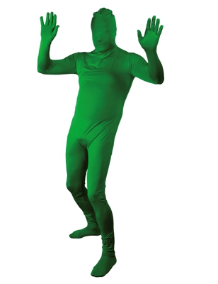 Costume seconda pelle verde adulto