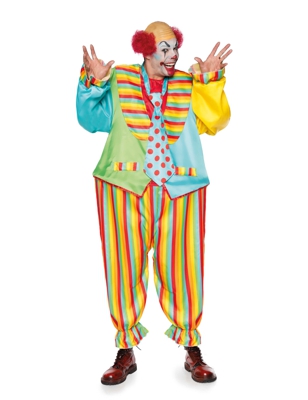 Costume clown magic circus per uomo