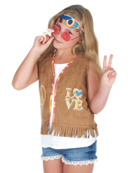 Costume Gilet hippie per bambino en oferta