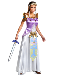 Costume principessa Zelda™ deluxe per donna en oferta