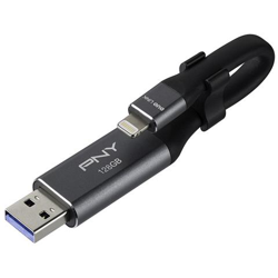 Chiavetta USB Duo-Link 3.0 128 GB Interfaccia USB 3.0 Colore Grigio en oferta