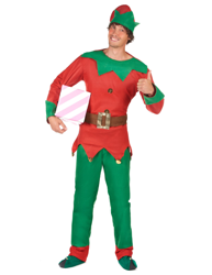 Costume elfo del nord per uomo Natale precio