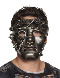 Maschera viso di ferro Steampunk per adulto características