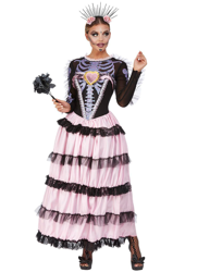 Costume sposa dia de los muertos per donna características