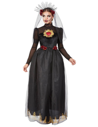 Costume sposa nera donna características