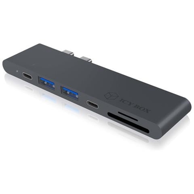 Docking Station IB-DK4037a-2C Thunderbolt 3 Colore Antracite