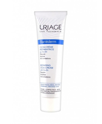 Uriage Bariéderm Cica-Crema Riparatrice Al Cu-Zn 100ml