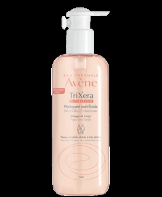 Avène Trixera Nutrition Detergente Nutri-Fluido Viso E Corpo Per Pelle Secca E Sensibile 400ml