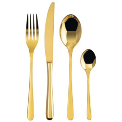 Servizio 24 Pezzi Monoblocco Taste Pvd Gold precio