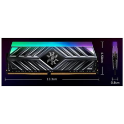 Memoria RAM Dimm XPG Spectrix D41 16 GB (2 x 8 GB) DDR4 3000 MHz CL 16 Colore Titanium características