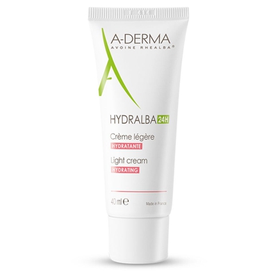 A-DERMA Hydralba Crema Idratante Leggera 24H