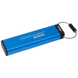 Chiavetta USB con Tastierino 4 GB DataTraveler 2000 Interfaccia USB 3.0 Colore Blu precio