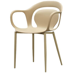 Sedia Liverpool In Polipropilene Beige 2 Pezzi en oferta