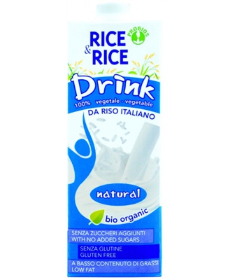 Rice&Rice Drink Bevanda Di Riso Al Naturale Biologica 1l