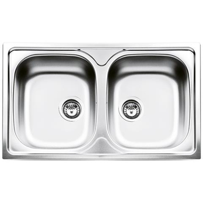 Lavello LYP862 2 Vasche Dimensioni 37 x 47 cm Acciaio Inox