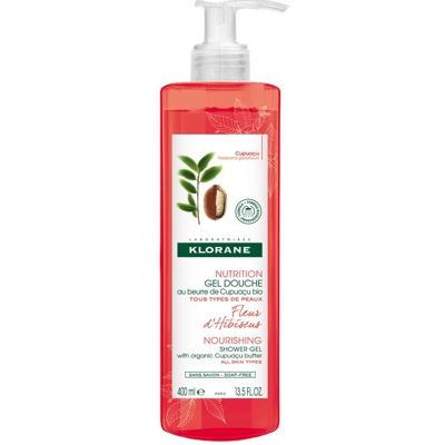 KLORANE Nutritivo Gel Doccia al Burro di Cupuacu Bio Fiore d'Ibisco