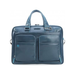 Borsa Sottile Porta Computer E Porta Ipad A Due Manici Con Tasche Frontali Organizzate Blue Square - Ca2849b2 precio