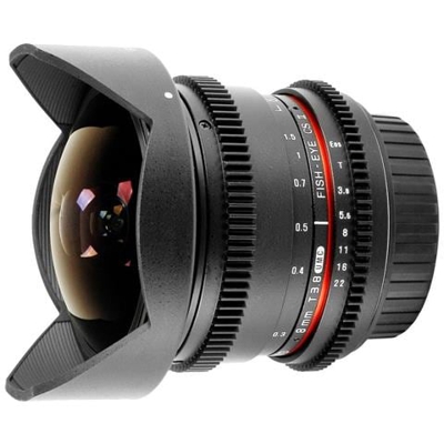 Obiettivo 8mm T3.8 Fish-eye Cs Ii X Pentax Vdslr Video