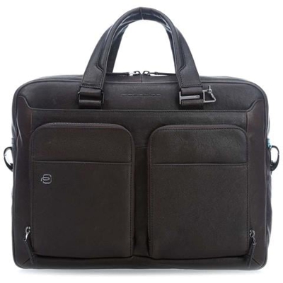 Borsa Porta Computer Piquadro Black Square Ca2849b3 Testa Di Moro