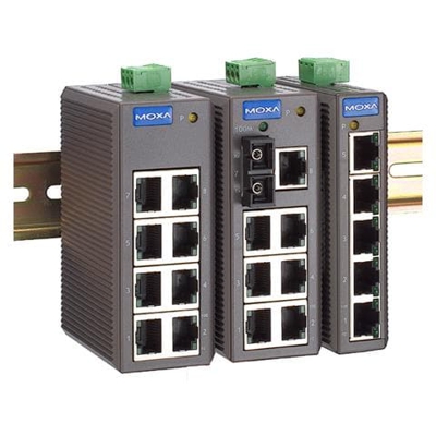 EtherDevice™ Switch EDS-205, No gestito, 25 x 109 x 88 mm, -10 - 60 °C, -40 - 85 °C, 5 - 95%, 12 - 45 VDC, 18 - 30 VAC (47 - 63 Hz)