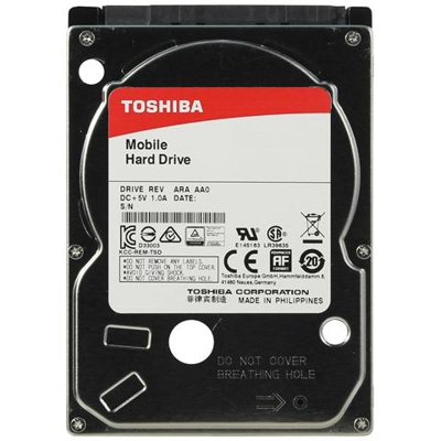 Hard Disk MQ01ABF050M 500 GB 2.5'' Interfaccia Sata III 6 Gb / s Buffer 8 MB 5400 Rpm