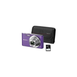 Kit Fotocamera Digitale Compatta Cyber-shot DSC-W830 Viola Sensore CCD 20.1Mpx HD + Custodia + Scheda di Memoria 8GB precio