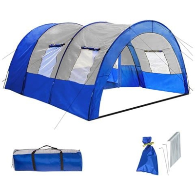 Tenda Familiare - Grigio / blu