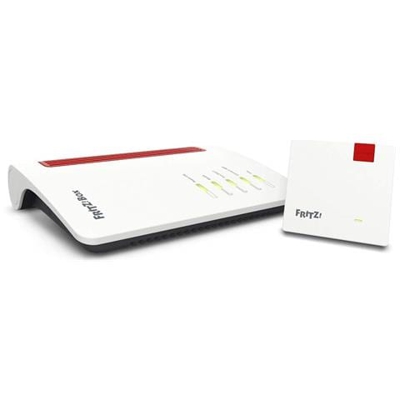 FRITZ! Mesh Set Router Wireless FRITZ!Box 7530 + FRITZ! Repeater 1200 Dual-band (2.4 GHz / 5 GHz) Gigabit Ethernet Colore Bianco