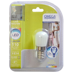 Omega - LED FRIGO 1,5W 110LM E14 4000K A+ características