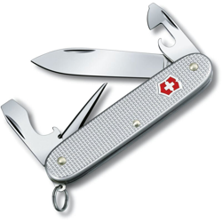 Coltellino svizzero Victorinox Pioneer 0.8201.26B1 Rosso con 8 funzioni Incluso punzone per alesatore e apriscatole in blister en oferta