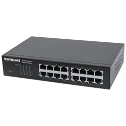 I-SWHUB GB-016 - Switch Ethernet 16 Porte Gigabit da Rack 19'' Nero en oferta