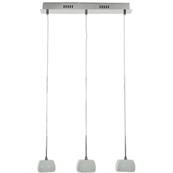 Lampadario lampada a sospensione design moderno elegante 100cm ~ 3x punti luce - MENDLER en oferta