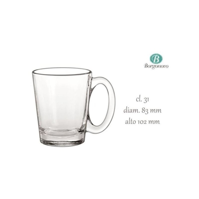 Tazza Mug Conic 31cl 6 Pezzi - YEPPON