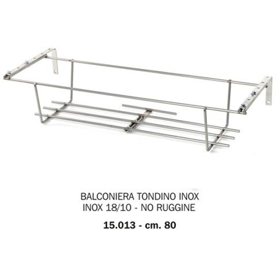 Balconiera - No Ruggine - Tondino Inox