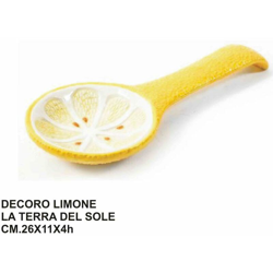 POGGIAMESTOLI CERAMICA CM.26X11X4h DEC. LIMONI - BIGHOUSE IT en oferta