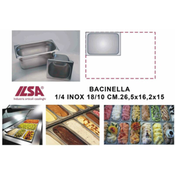 BAC. 1/4 INOX 18/10 CM.26,5X16,2X15h LT.3,8 - BIGHOUSE IT en oferta