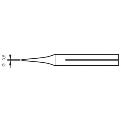 Punta di saldatura B03D 0,5mm Per 14ST da JBC 0150300