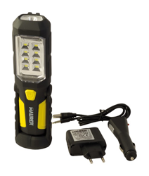 Torcia A Batteria Litio - Ricaricabile - 8+1 Led - Magnetica - Maurer en oferta