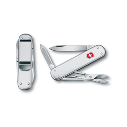 Coltellino svizzero Victorinox Money Clip con perno in alox lucido 28 grammi 0.6540.16 en oferta